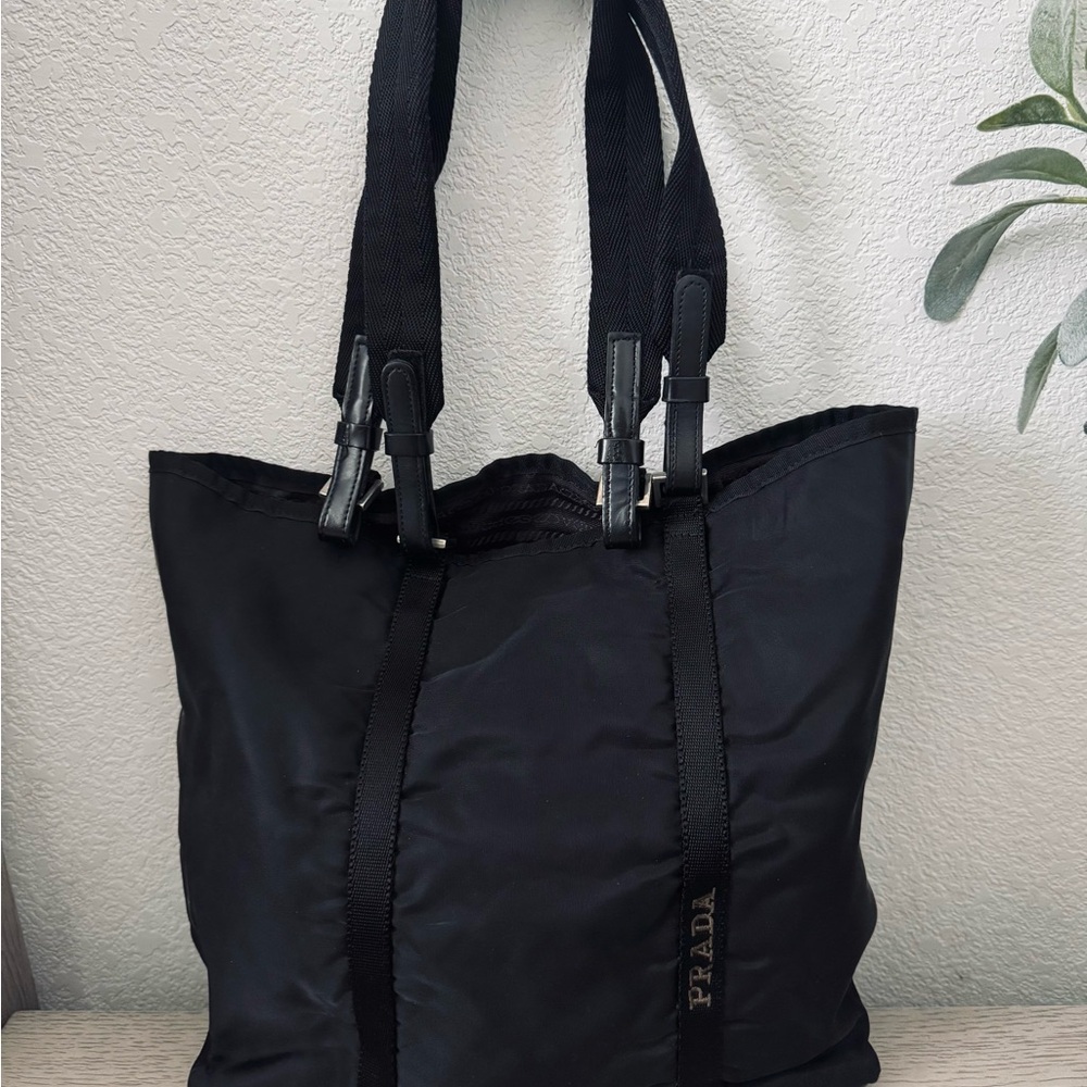 Prada Elegant Black Tote Bag